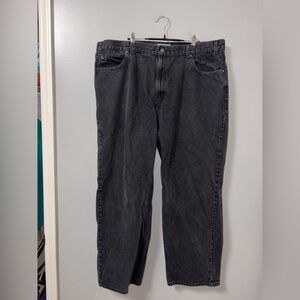 Old navy black denim jeans grunge y2k 100% cotton mens 44/30